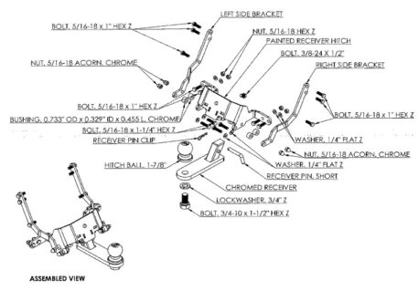 Harley Road Glide Hitch: 1980 to 2008