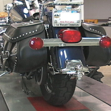 Harley Softail Hitch: Chrome: 2009 to Present