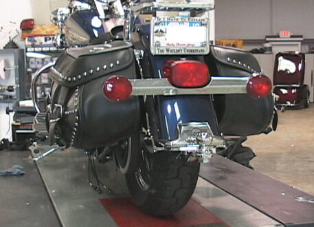 Harley Softail Hitch: Chrome: 2009 to Present