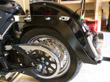 Black Harley Softail Hitch: 1984 to 2017 - Image 5