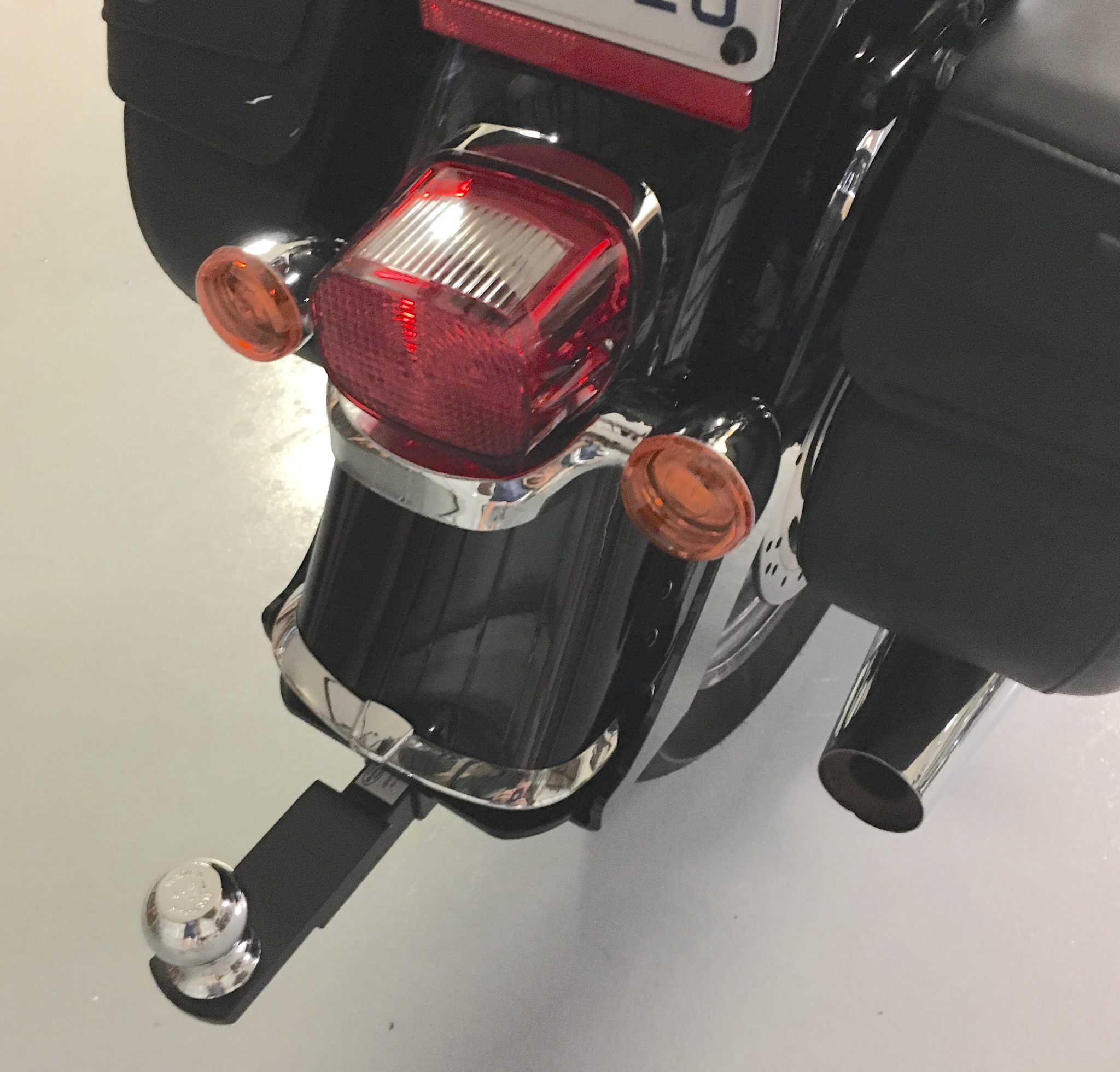 Black Harley Softail Hitch 2018 to Present US Hitch