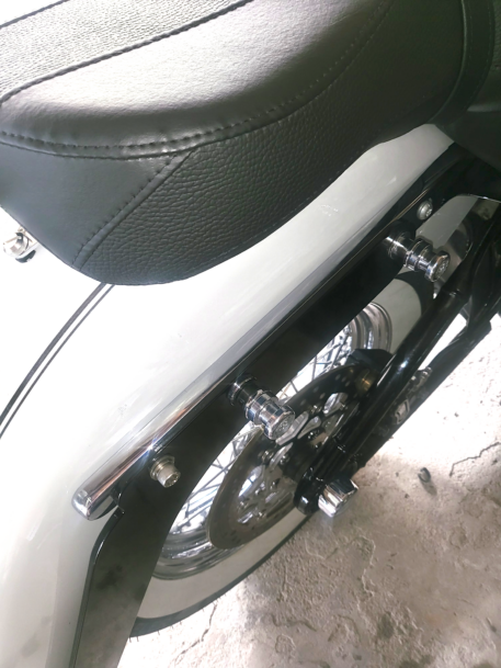 Black Harley Softail Hitch: 2018 to Present - Image 3