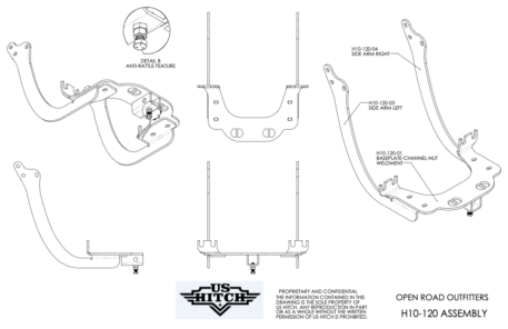 2024 to Present: Street Glide Hitch: Black - Image 3
