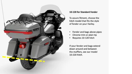 2015 to 2024: Road Glide Ultra Hitch: Black - Image 3